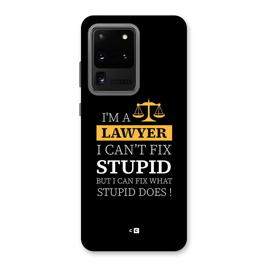 Fix Stupid Case Back Case for Galaxy S20 Ultra