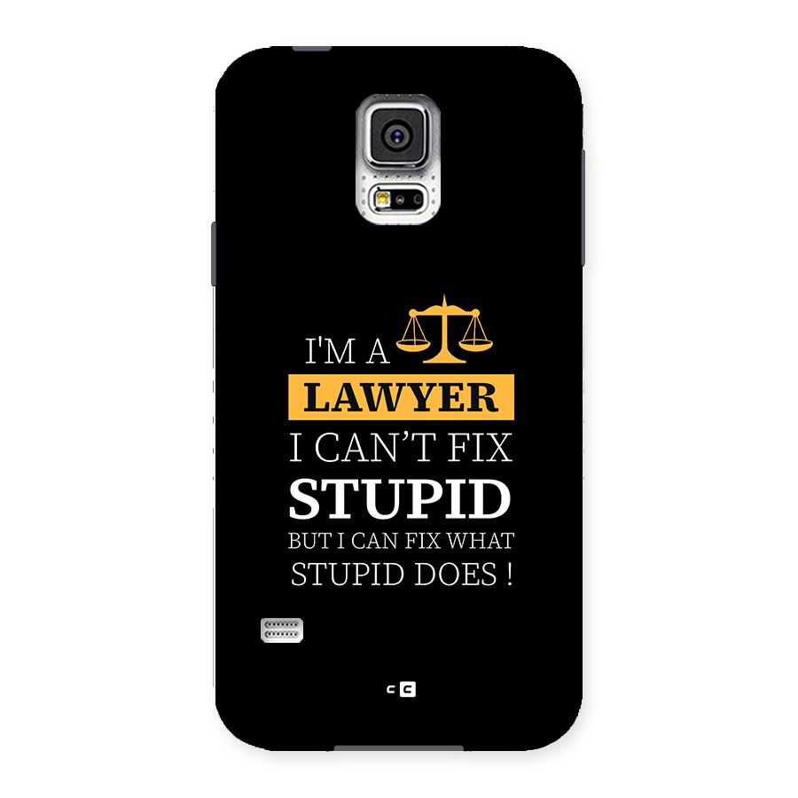 Fix Stupid Case Back Case for Galaxy S5