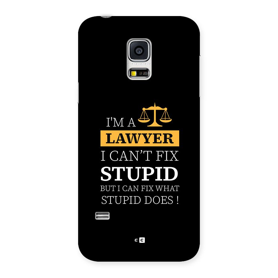 Fix Stupid Case Back Case for Galaxy S5 Mini