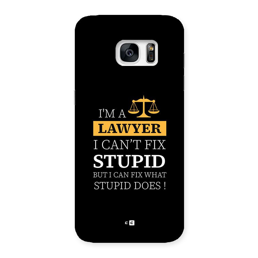 Fix Stupid Case Back Case for Galaxy S7 Edge