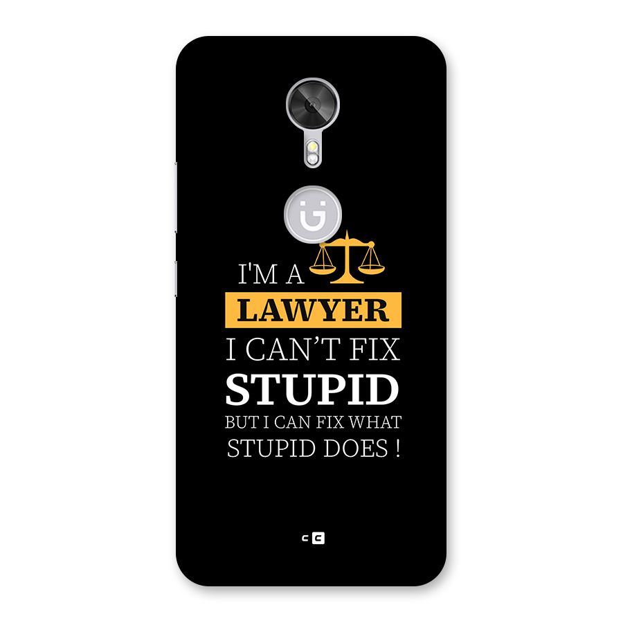 Fix Stupid Case Back Case for Gionee A1