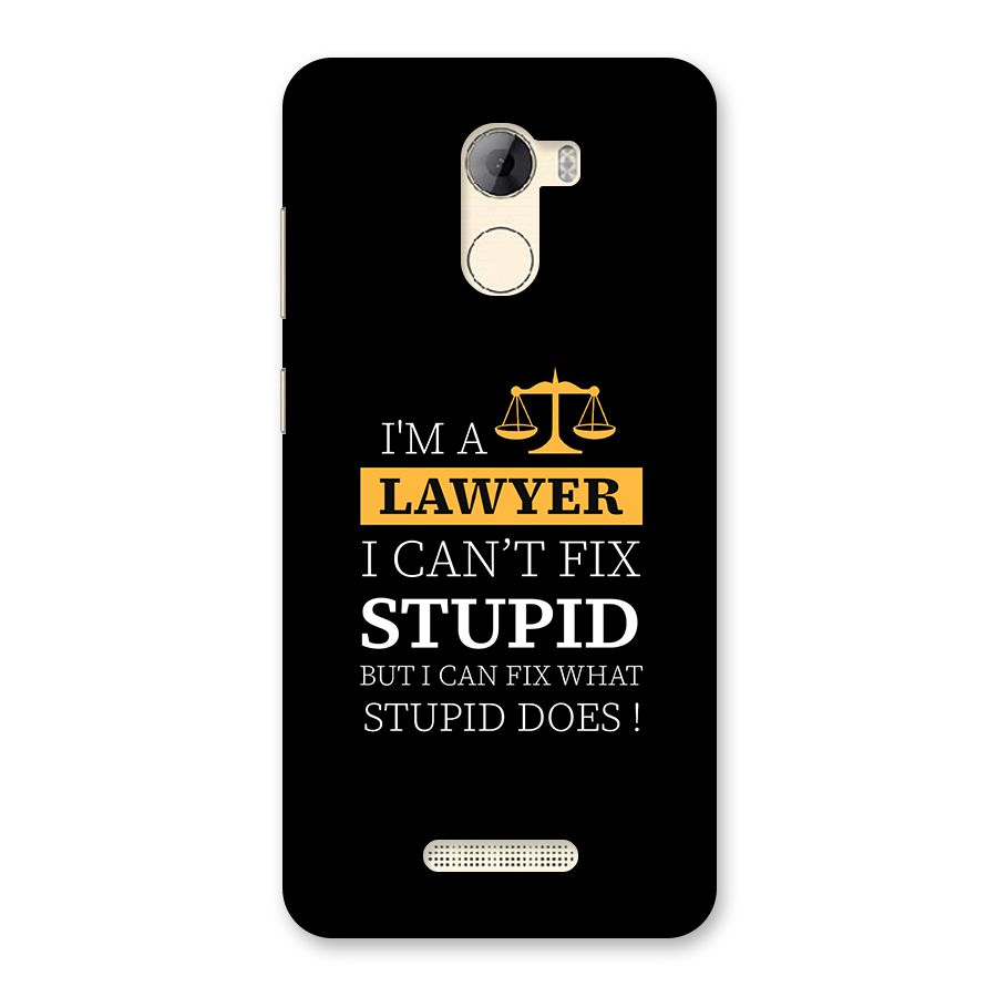 Fix Stupid Case Back Case for Gionee A1 LIte