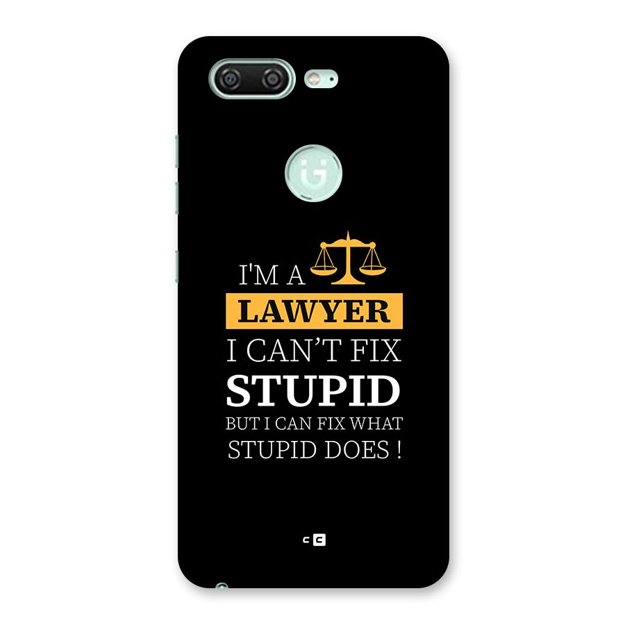 Fix Stupid Case Back Case for Gionee S10