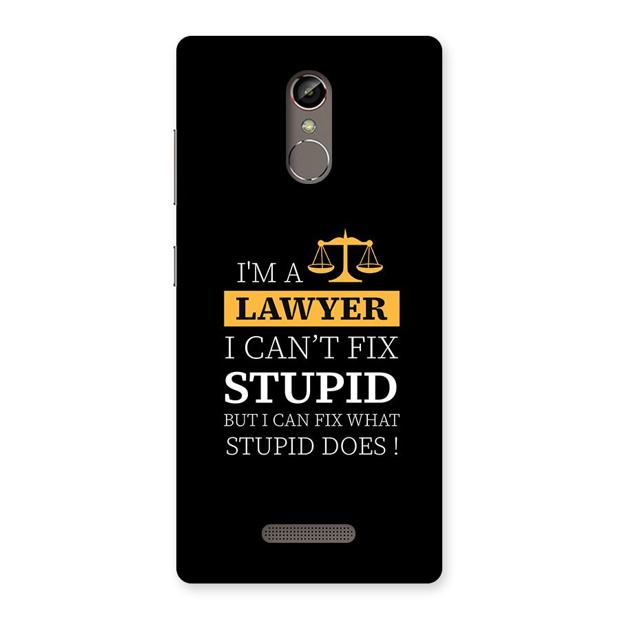Fix Stupid Case Back Case for Gionee S6s