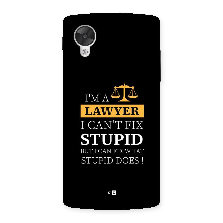 Fix Stupid Case Back Case for Google Nexus 5