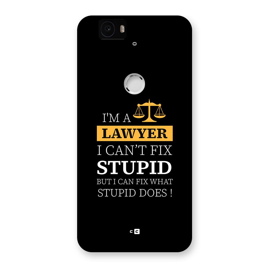 Fix Stupid Case Back Case for Google Nexus 6P