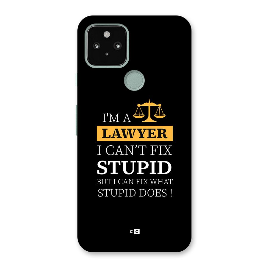 Fix Stupid Case Back Case for Google Pixel 5