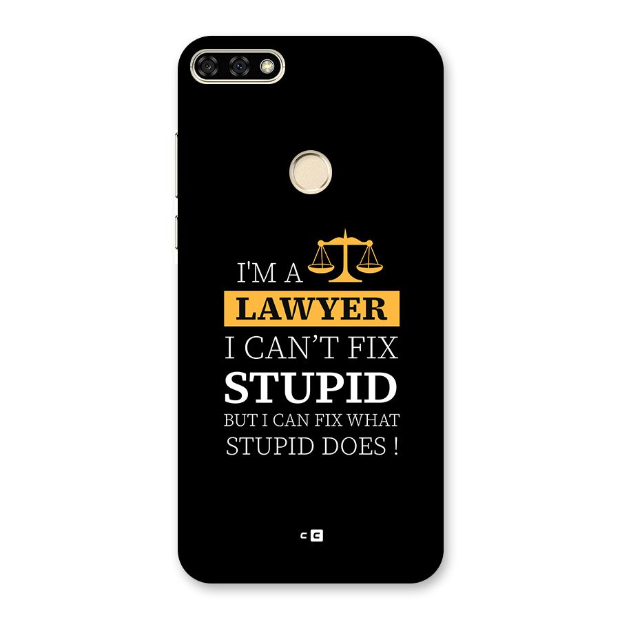 Fix Stupid Case Back Case for Honor 7A
