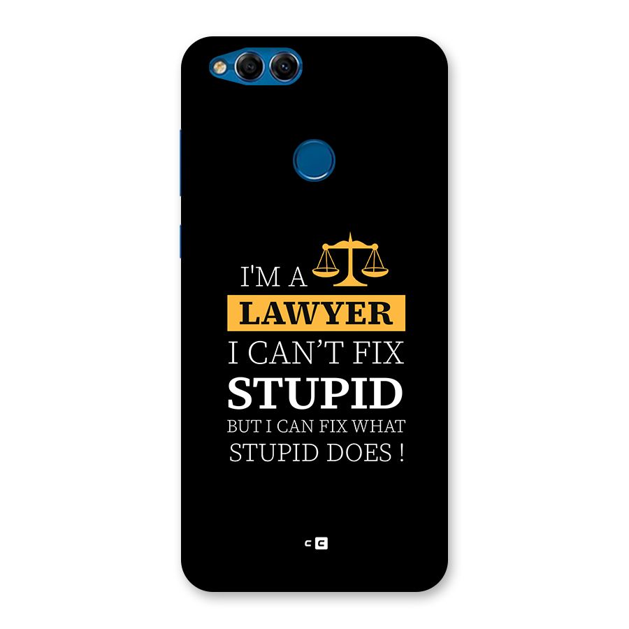 Fix Stupid Case Back Case for Honor 7X