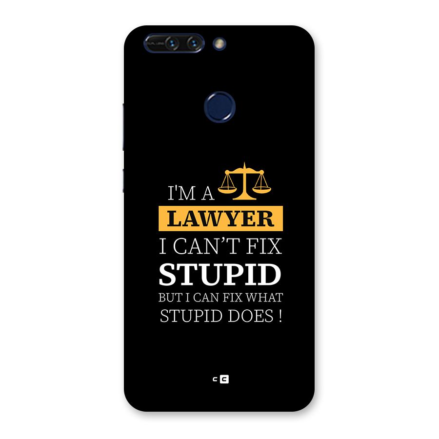 Fix Stupid Case Back Case for Honor 8 Pro