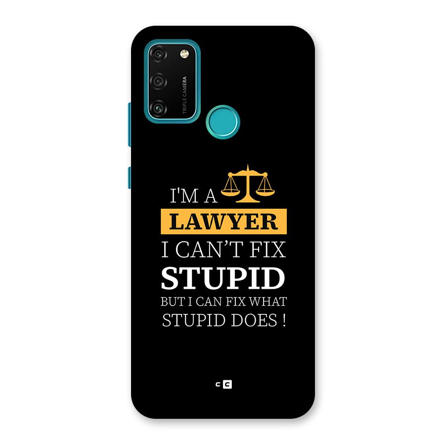Fix Stupid Case Back Case for Honor 9A