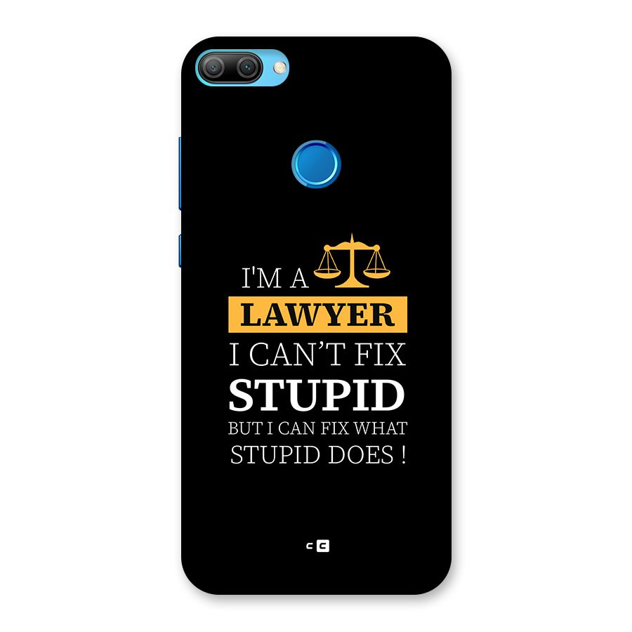 Fix Stupid Case Back Case for Honor 9N