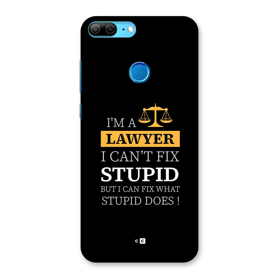 Fix Stupid Case Back Case for Honor 9 Lite