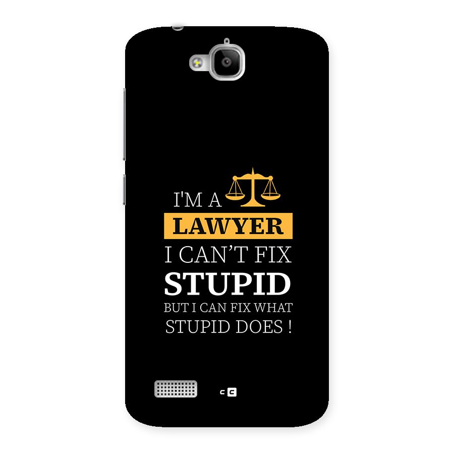 Fix Stupid Case Back Case for Honor Holly