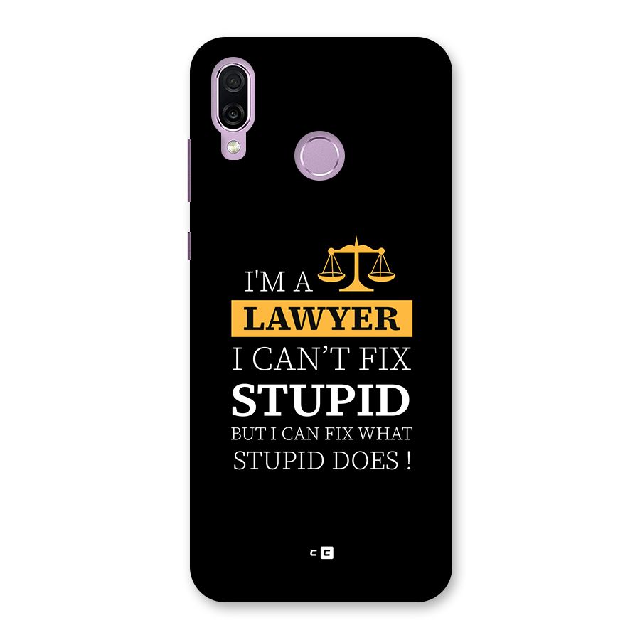 Fix Stupid Case Back Case for Honor Play