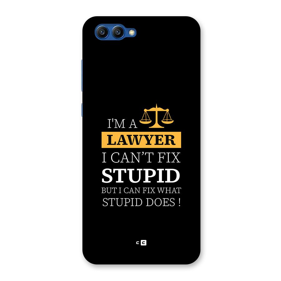 Fix Stupid Case Back Case for Honor View 10