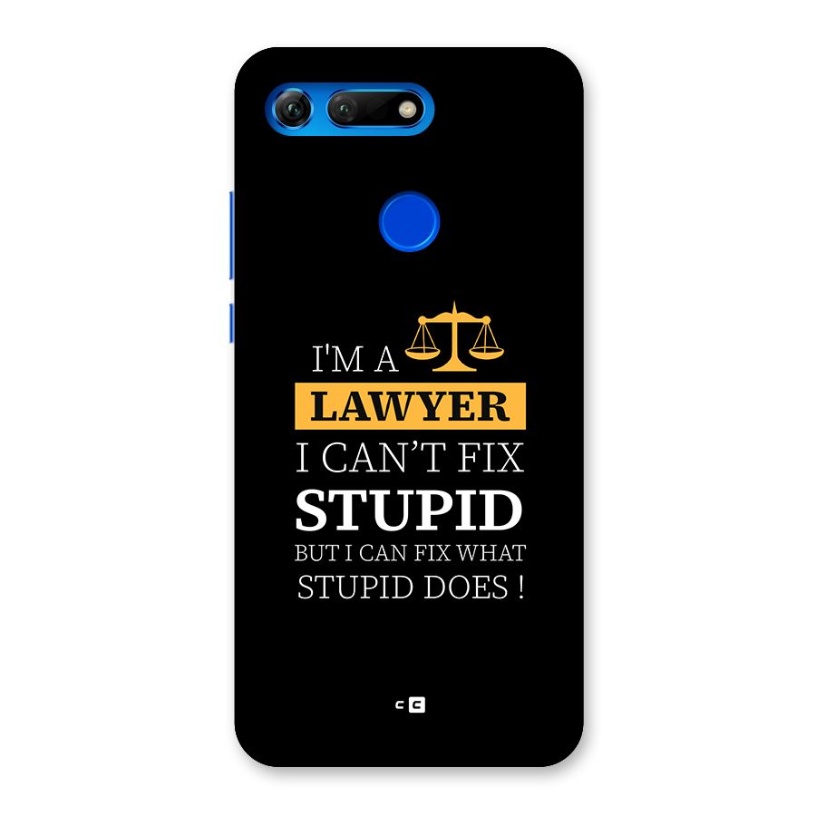 Fix Stupid Case Back Case for Honor View 20