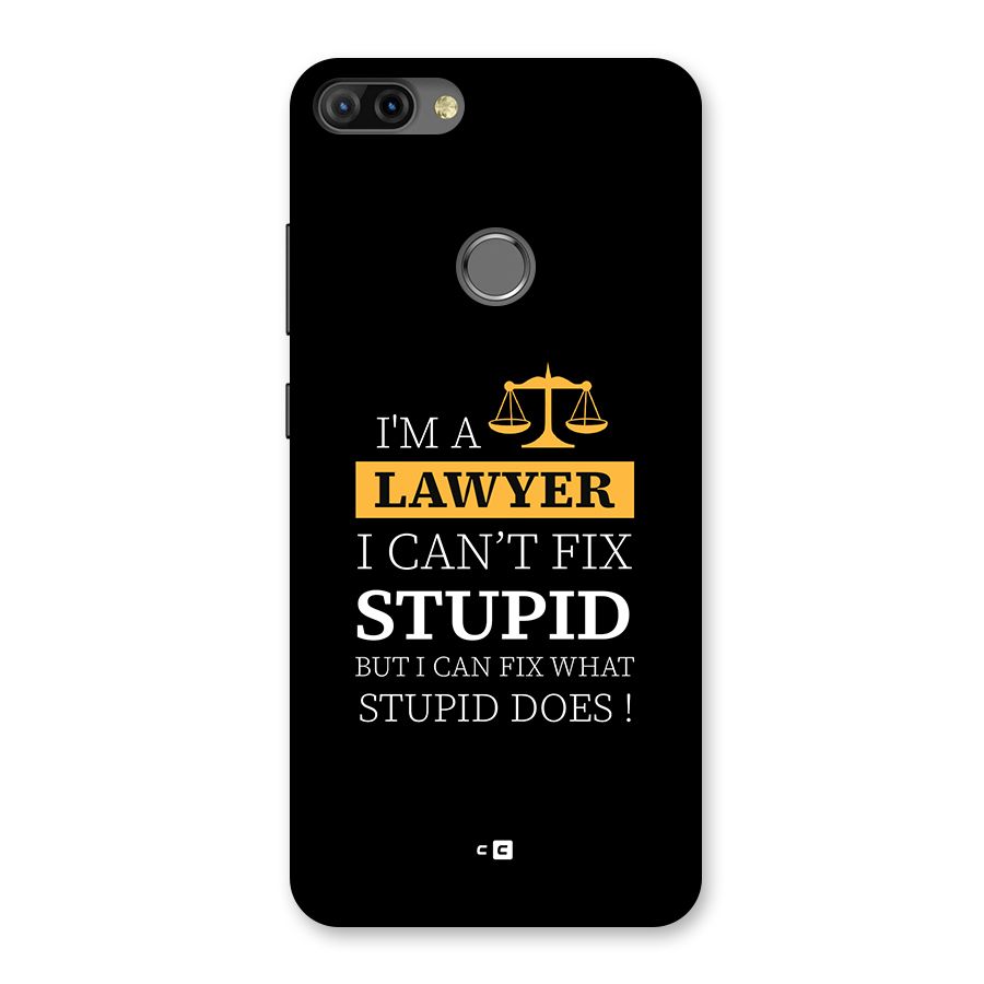 Fix Stupid Case Back Case for Infinix Hot 6 Pro