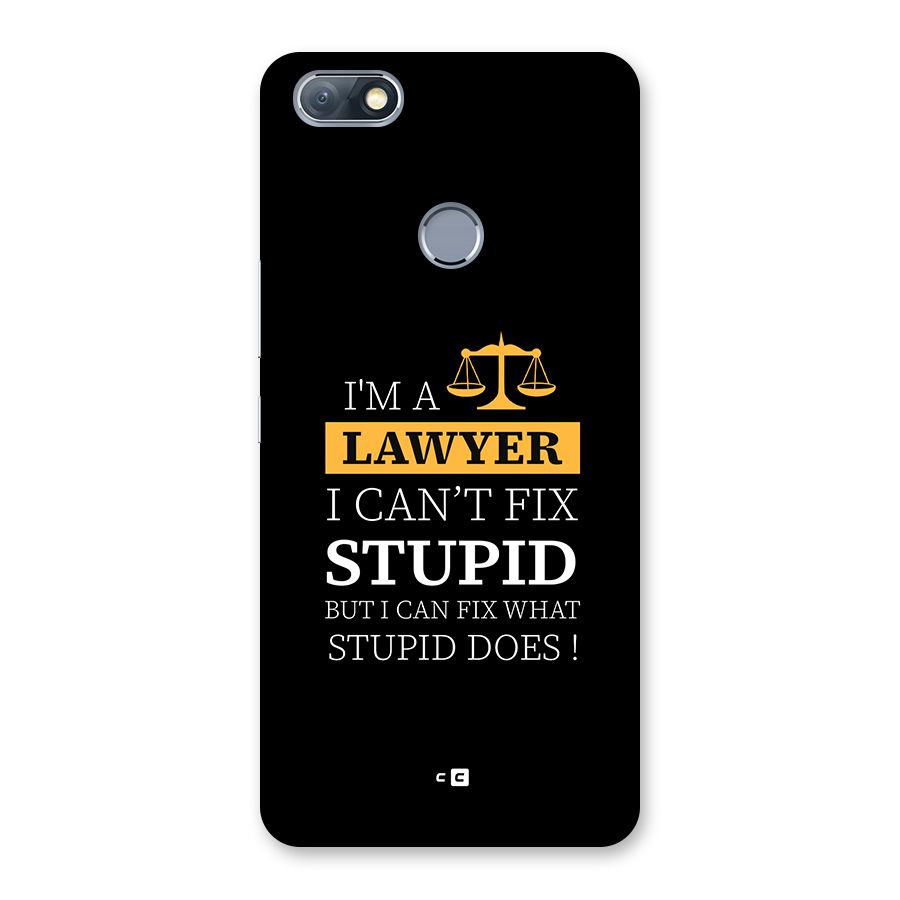 Fix Stupid Case Back Case for Infinix Note 5