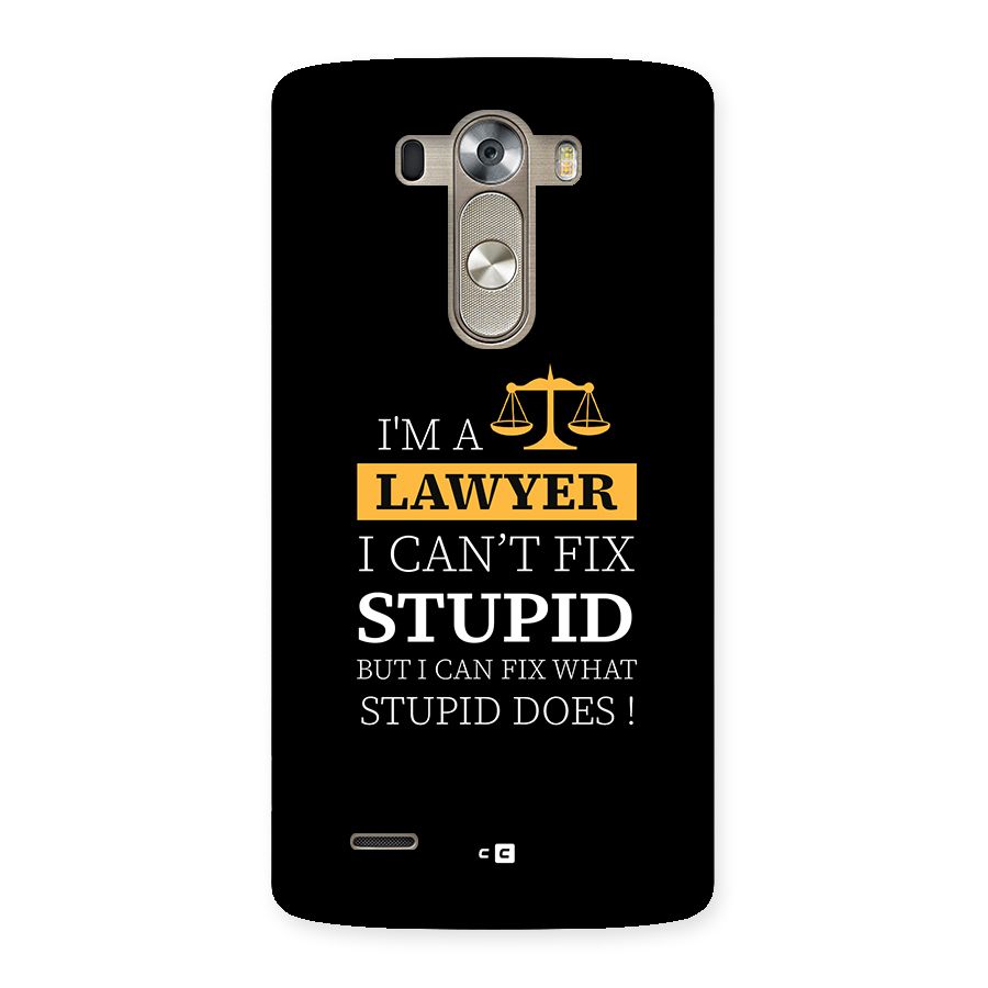 Fix Stupid Case Back Case for LG G3