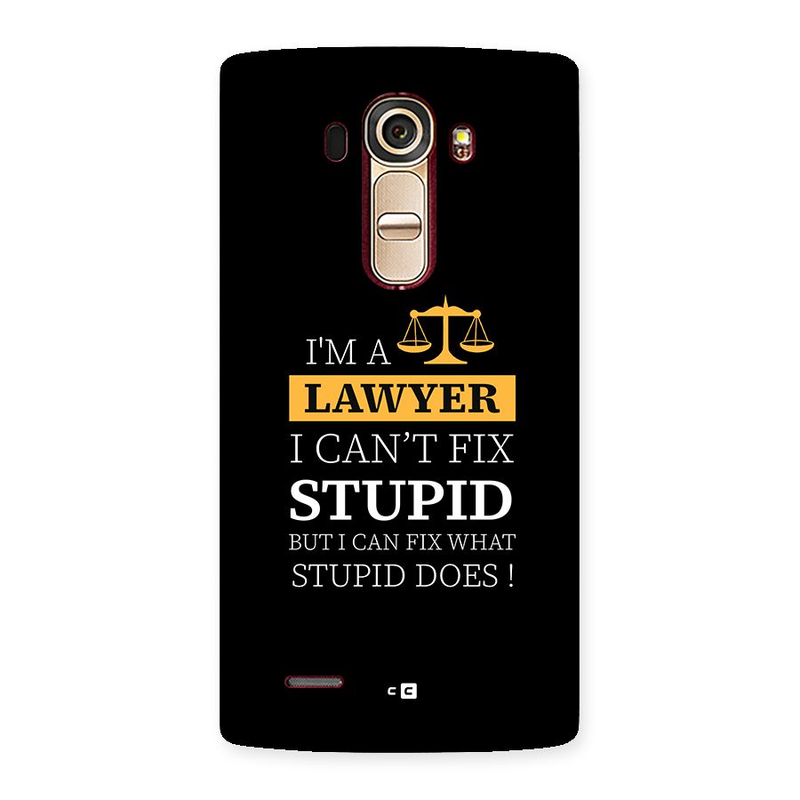 Fix Stupid Case Back Case for LG G4