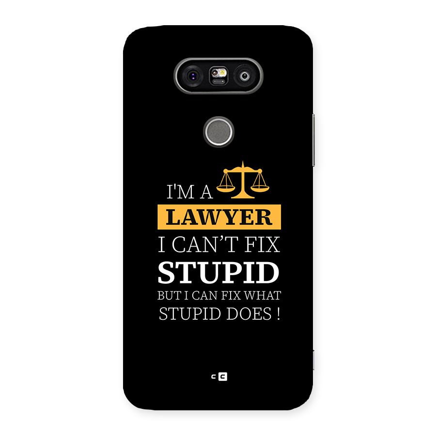 Fix Stupid Case Back Case for LG G5