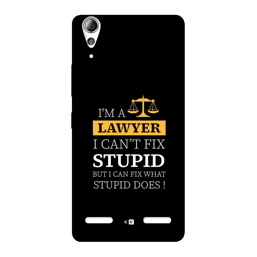 Fix Stupid Case Back Case for Lenovo A6000