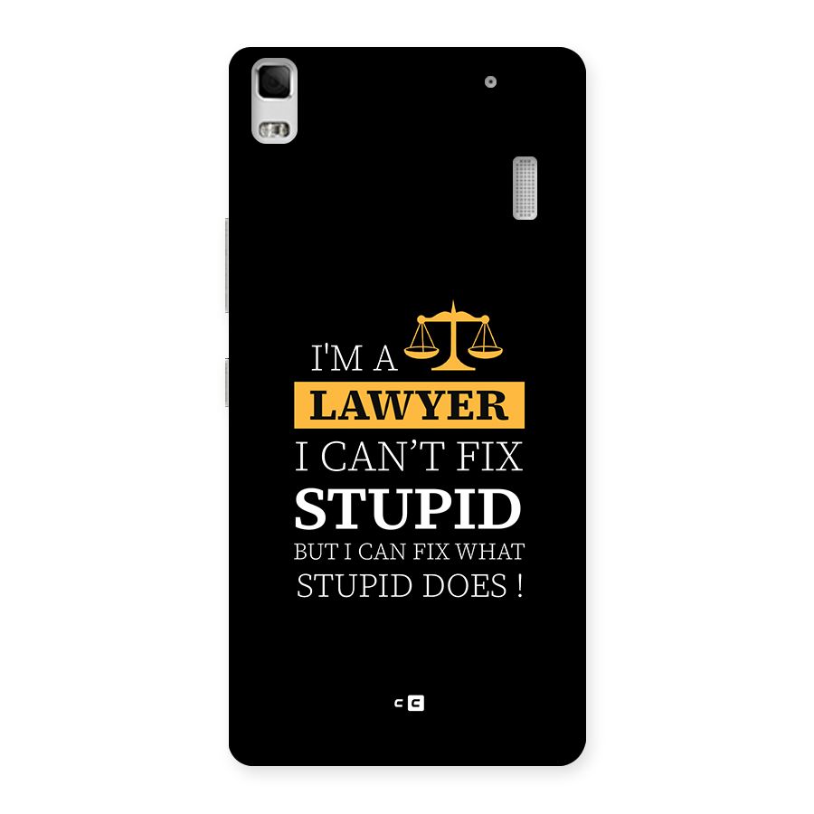 Fix Stupid Case Back Case for Lenovo A7000