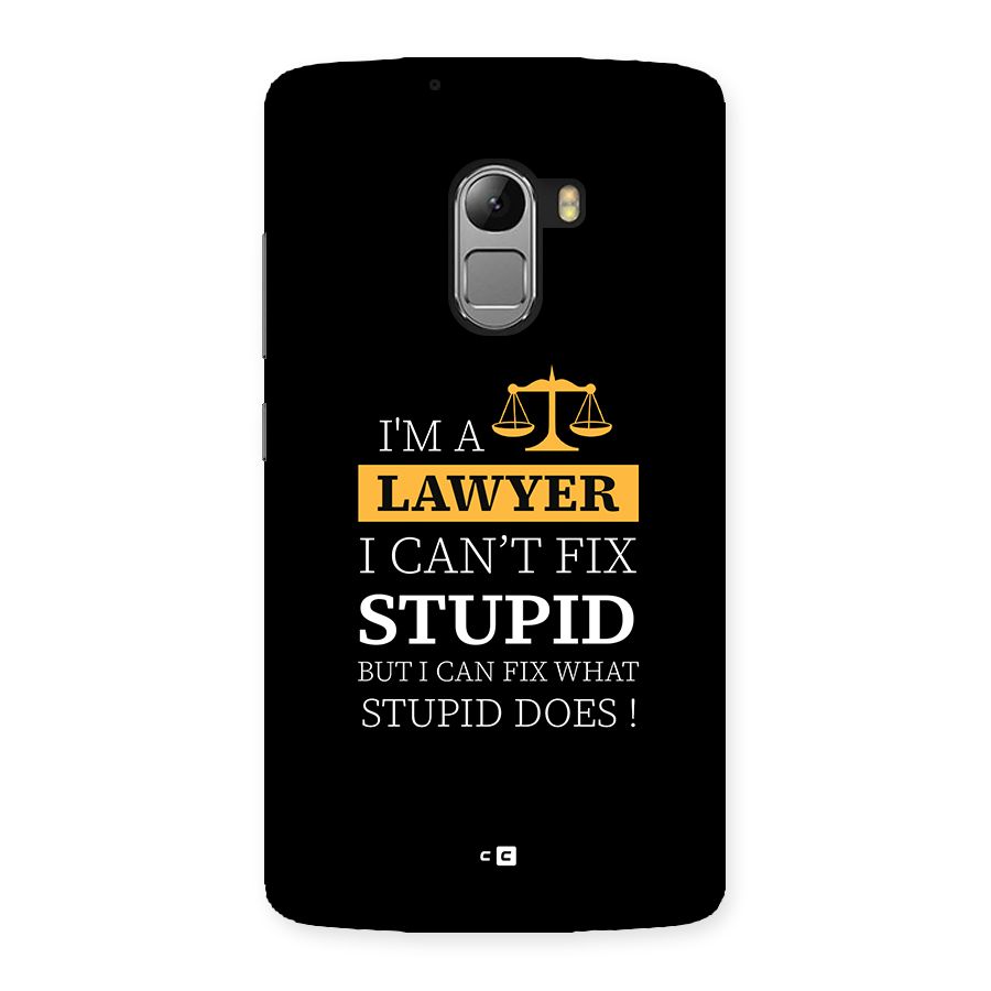 Fix Stupid Case Back Case for Lenovo K4 Note