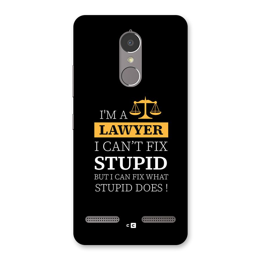 Fix Stupid Case Back Case for Lenovo K6
