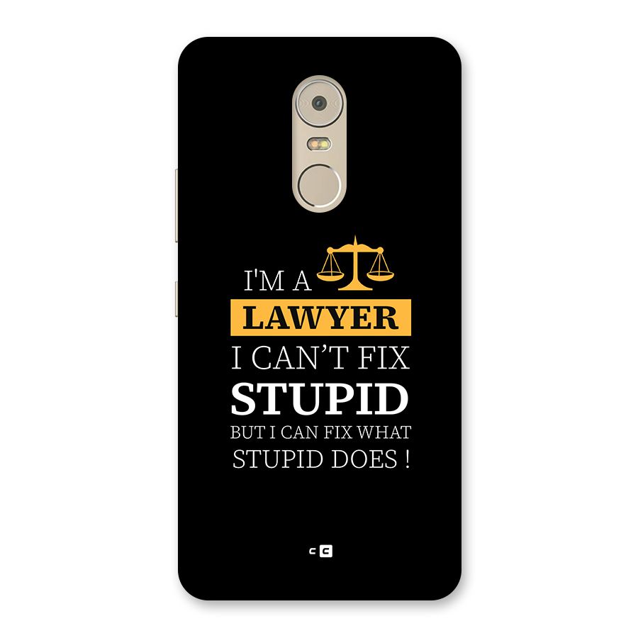 Fix Stupid Case Back Case for Lenovo K6 Note