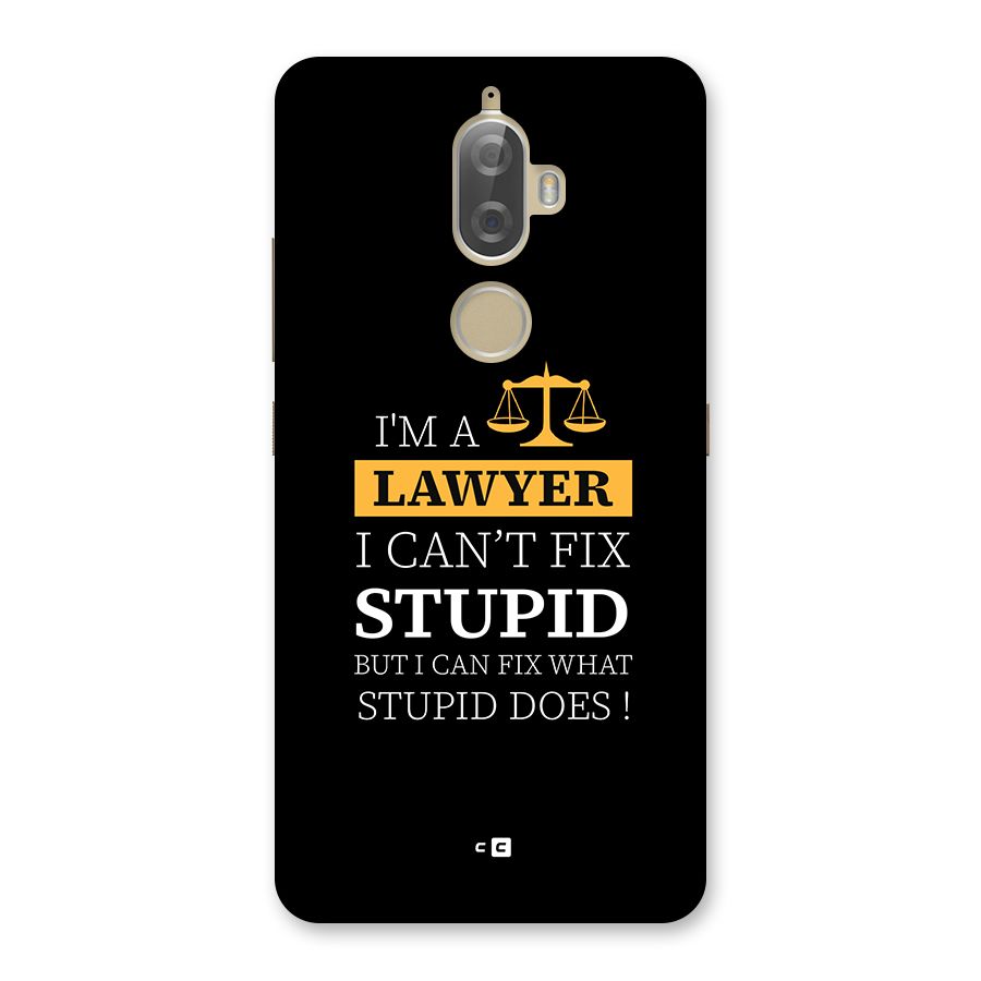 Fix Stupid Case Back Case for Lenovo K8 Plus