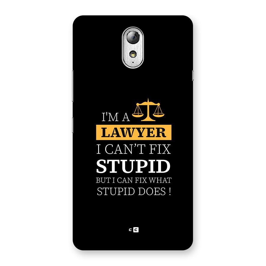 Fix Stupid Case Back Case for Lenovo Vibe P1M