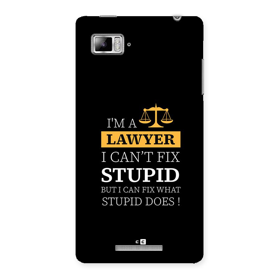 Fix Stupid Case Back Case for Lenovo Vibe Z K910