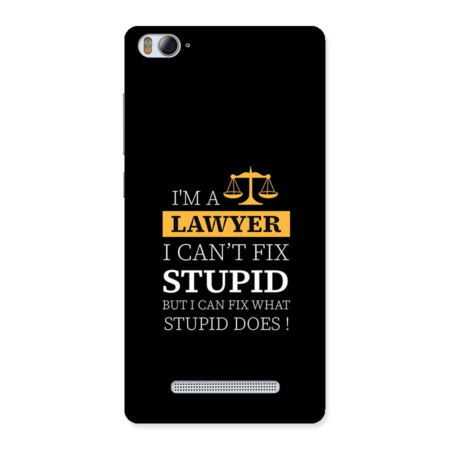 Fix Stupid Case Back Case for Mi4i
