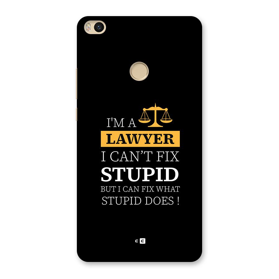Fix Stupid Case Back Case for Mi Max 2