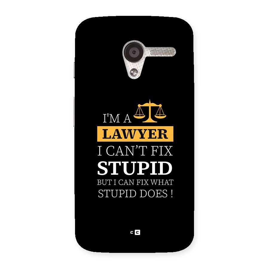 Fix Stupid Case Back Case for Moto X