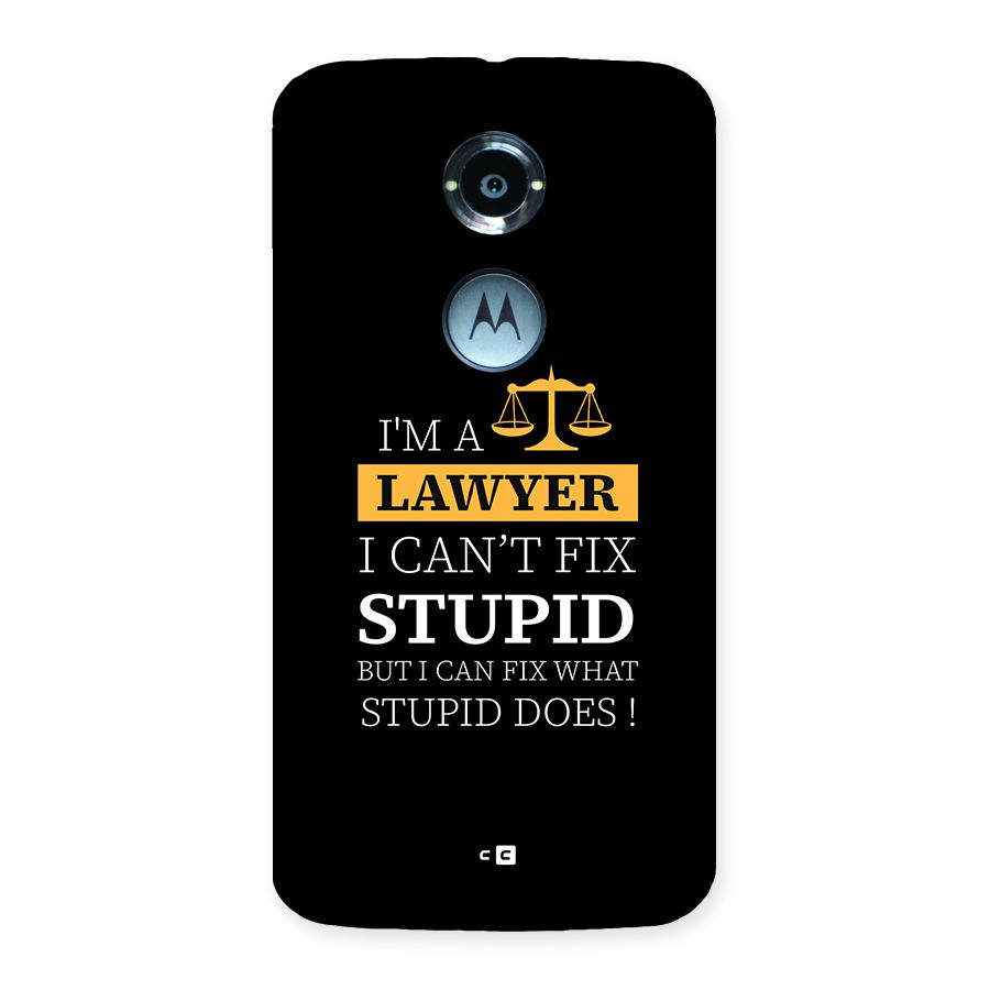 Fix Stupid Case Back Case for Moto X2