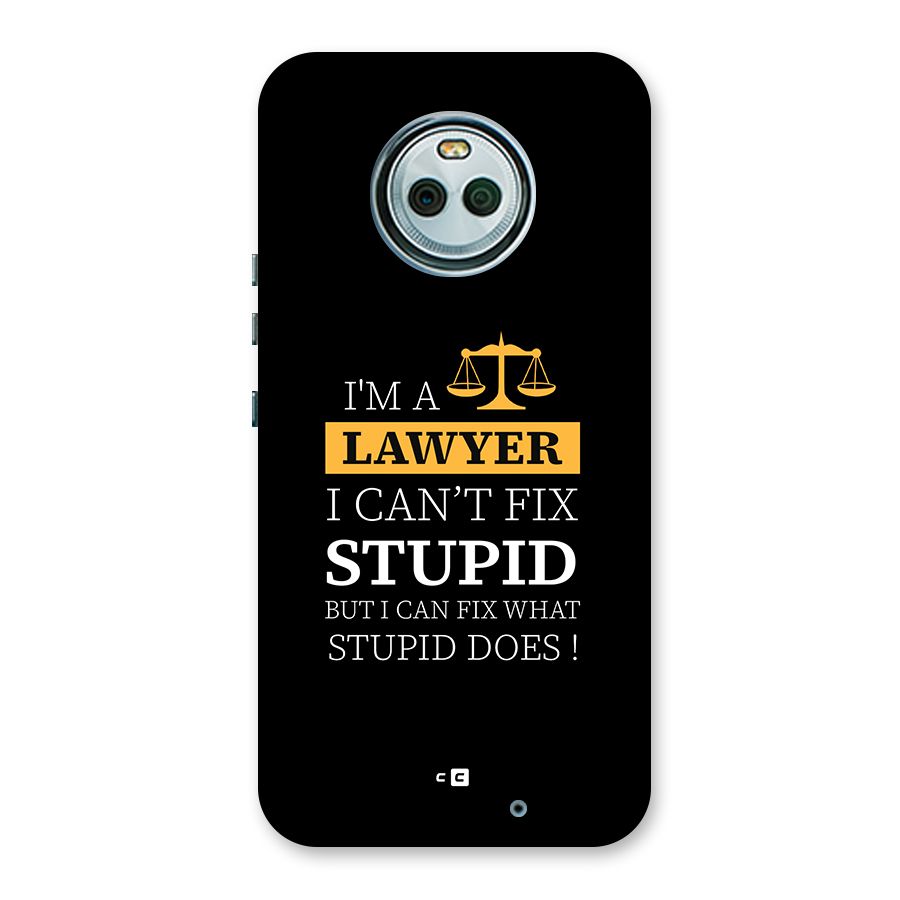 Fix Stupid Case Back Case for Moto X4