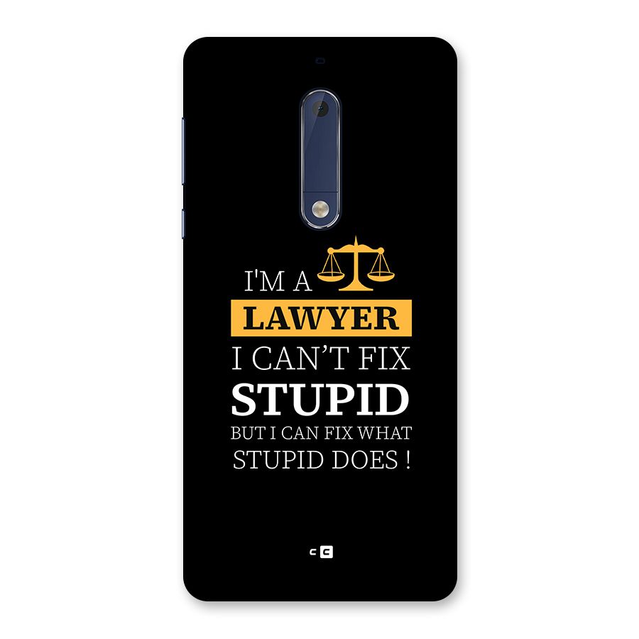 Fix Stupid Case Back Case for Nokia 5