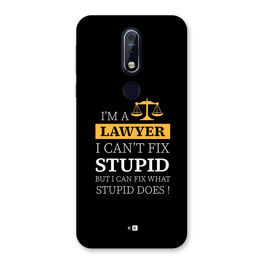 Fix Stupid Case Back Case for Nokia 7.1
