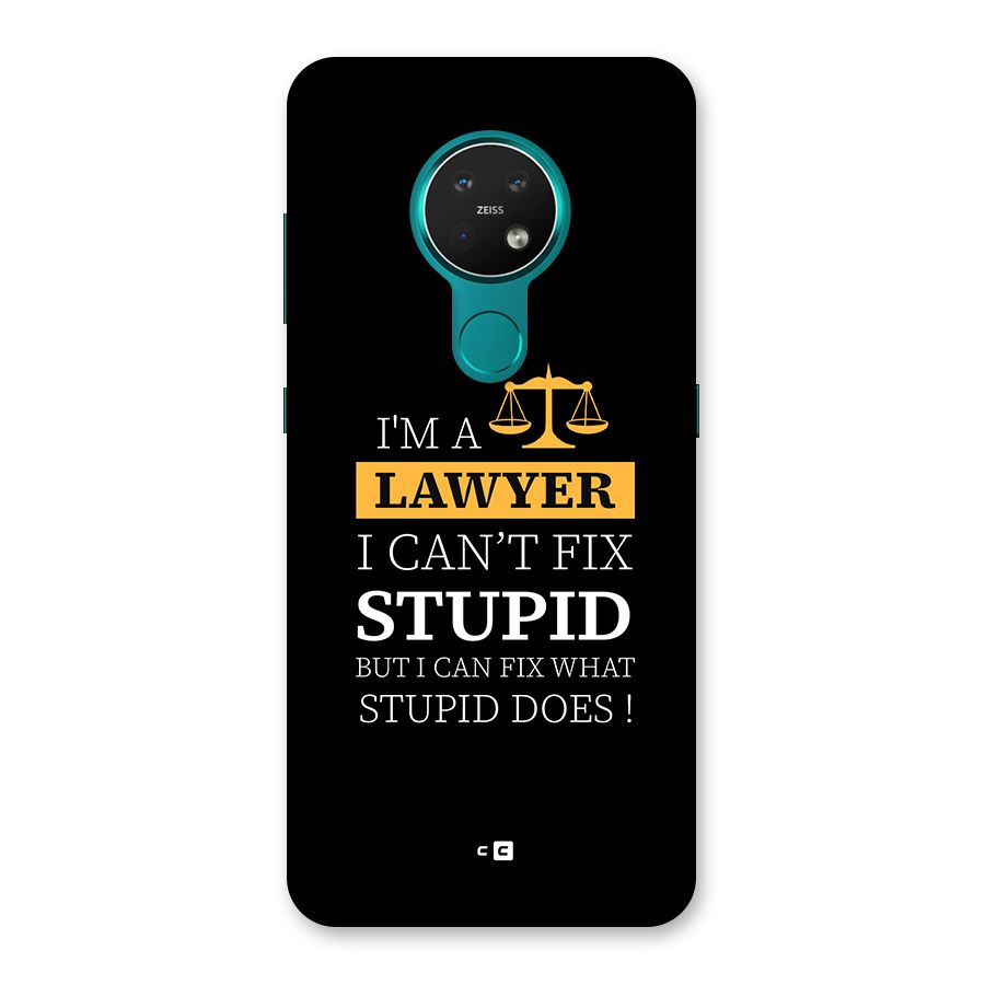 Fix Stupid Case Back Case for Nokia 7.2