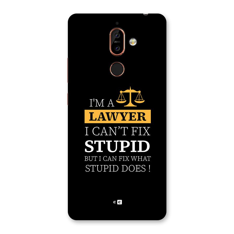 Fix Stupid Case Back Case for Nokia 7 Plus