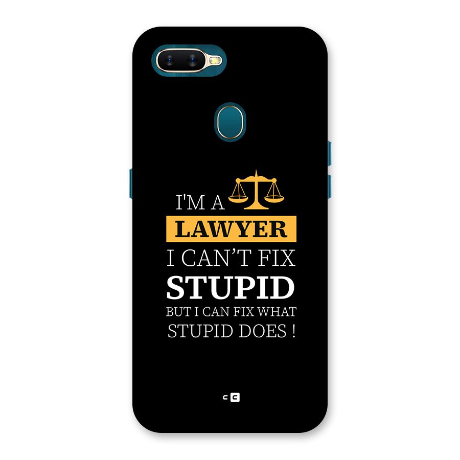 Fix Stupid Case Back Case for Oppo A12s