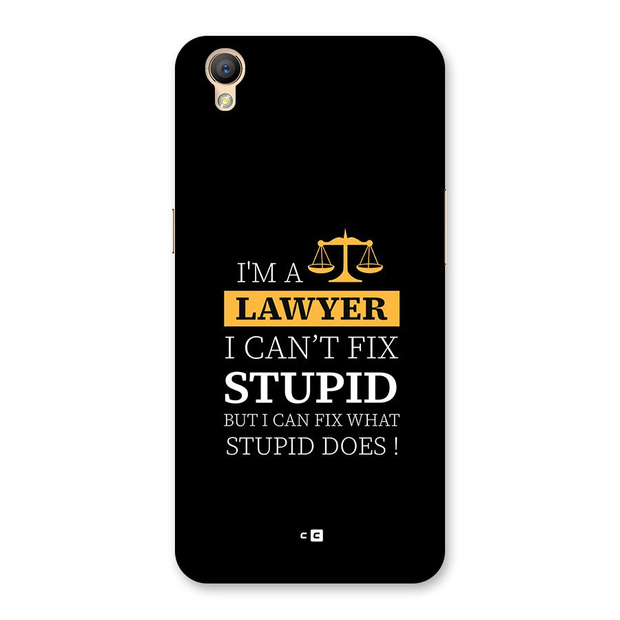 Fix Stupid Case Back Case for Oppo A37
