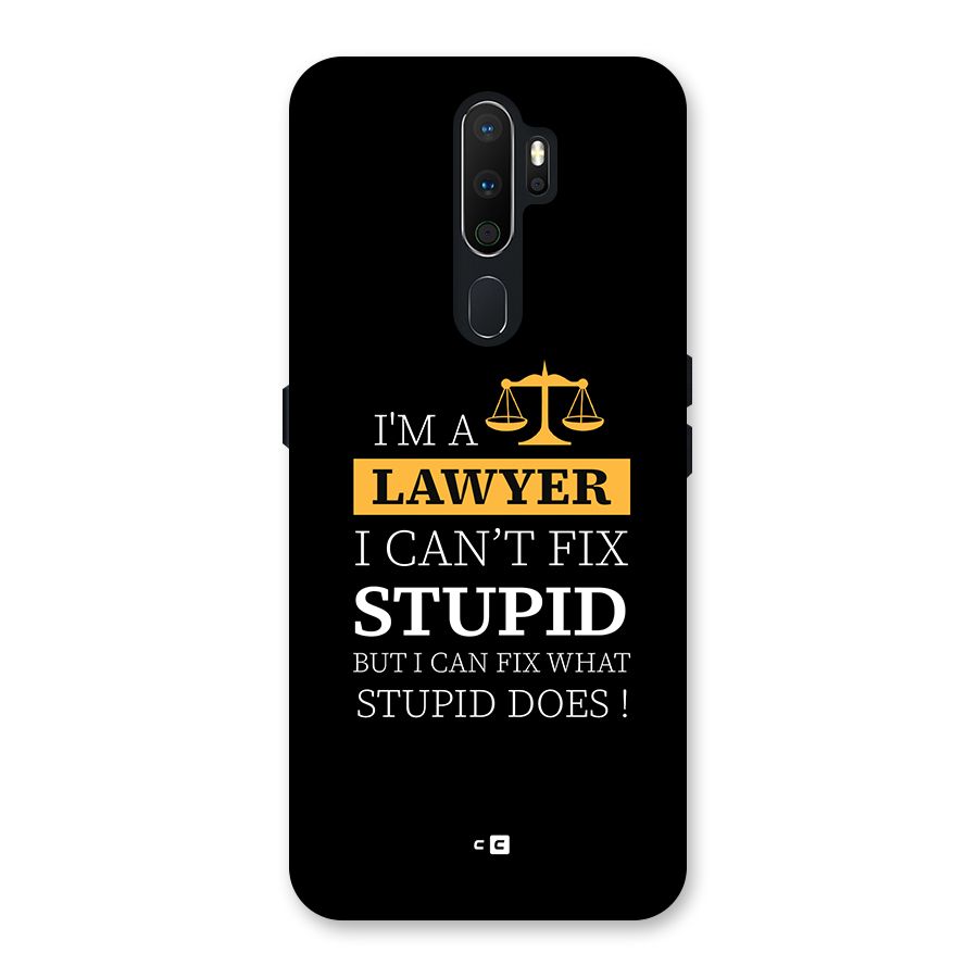Fix Stupid Case Back Case for Oppo A5 (2020)