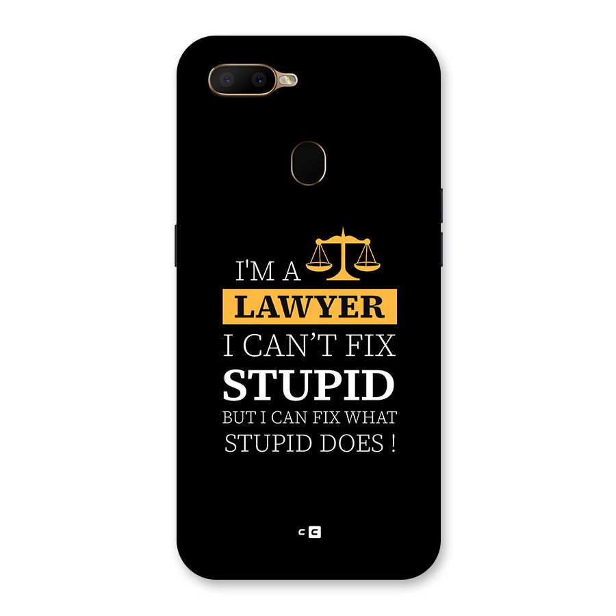 Fix Stupid Case Back Case for Oppo A5s