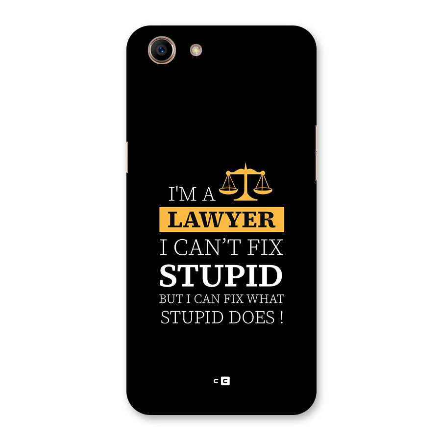 Fix Stupid Case Back Case for Oppo A83 (2018)