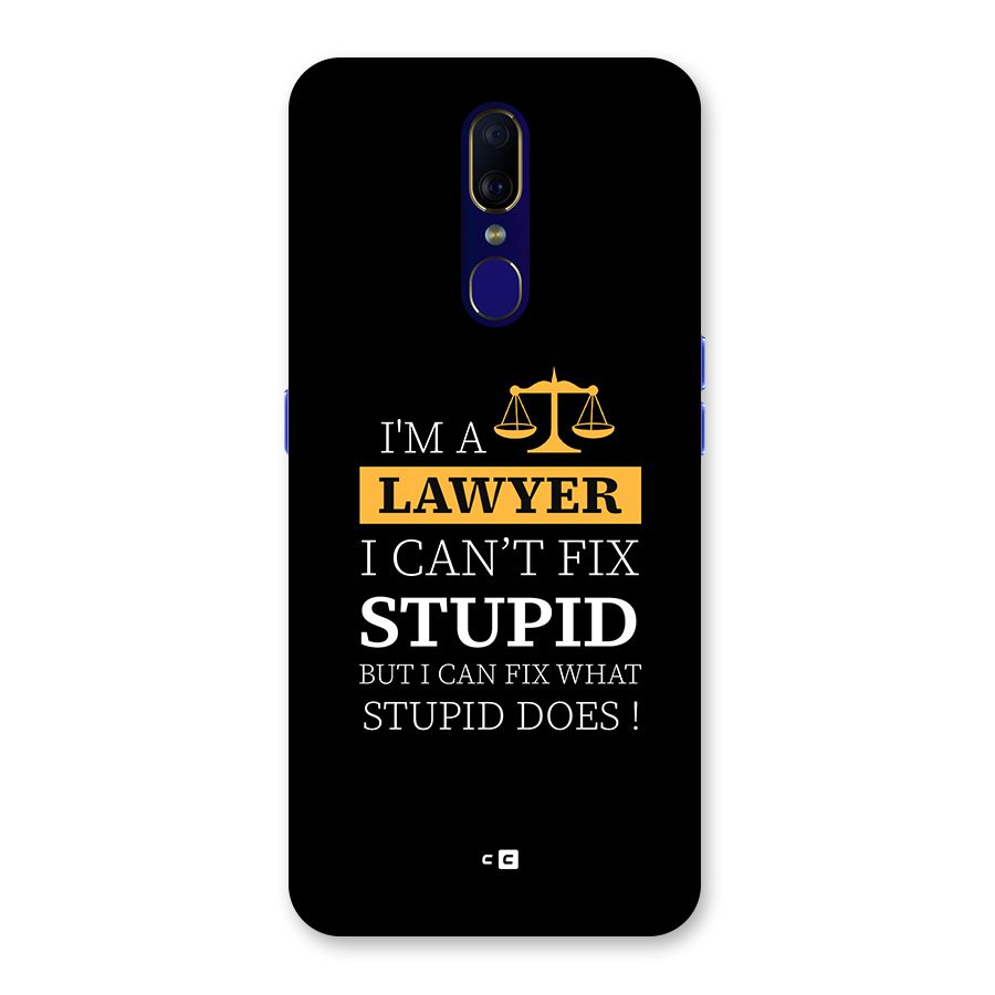 Fix Stupid Case Back Case for Oppo F11