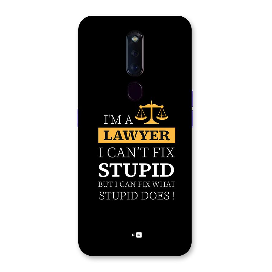 Fix Stupid Case Back Case for Oppo F11 Pro